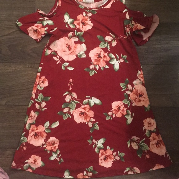 Velvet Summer Flower Dress - Picture 2 of 8